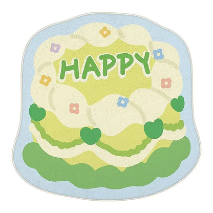 Creative Cartoon Animal Dessert Shaped Rug