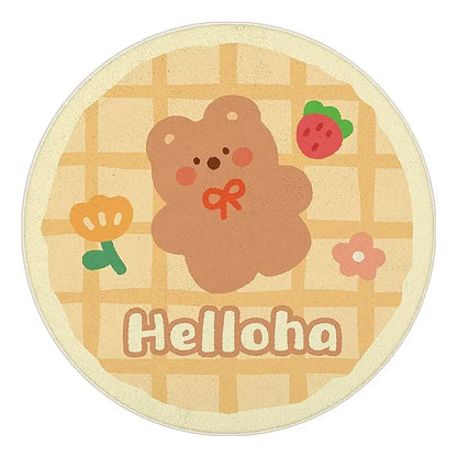 Creative Cartoon Animal Dessert Shaped Rug